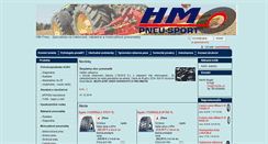 Desktop Screenshot of hmpneu.sk